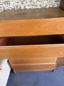 Storage drawers, actual wood