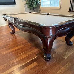 Pool Table 8ft ( Free Delivery & Set Up & New Color Felt Of Your Choice ) 