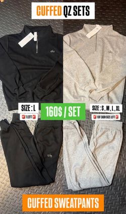Alo Quarter-Zip Sweatsuit Set