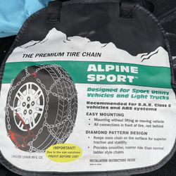 Tire chain Model 2321 - Alpine Sport SUV & Light Trucks NEW