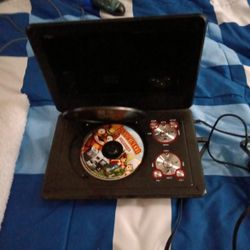 Portable DVD Player With Screen And Remote 