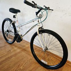 18 Speed Retro Mountain Scene 26" all Terrain Bike Hybrid Crossover