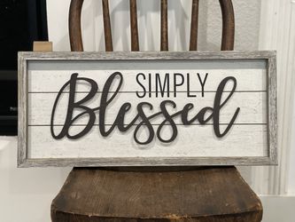 Wood and Metal Sign- Farmhouse