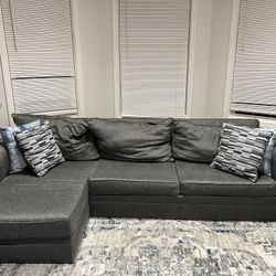 Gray Couch With Chaise