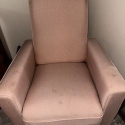Pink Rocking Armchair 