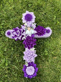 Eternal Flower Cross