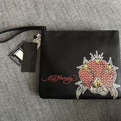 Ed Hardy Wristlet New 
