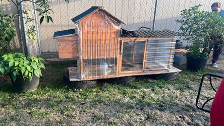 Casita  para pollos  o conejo $ 100 obo