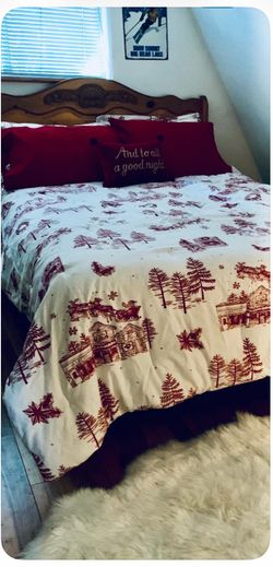 Levtex Home Christmas Toile Comforter Set Full/Queen