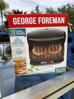 George Foreman 2-Serving Grill & Panini Press