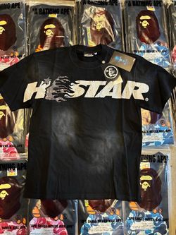 Hellstar Black Graphic T-Shirt with Tags