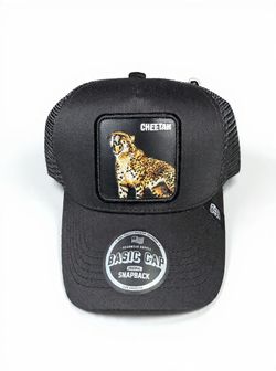 Black cheetah hat