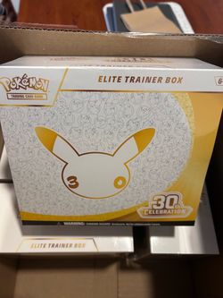 Pokémon 30th Anniversary Celebration Elite Trainer Box ETB