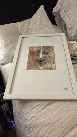 "Flying Apart" Framed Original Abstract Art Print