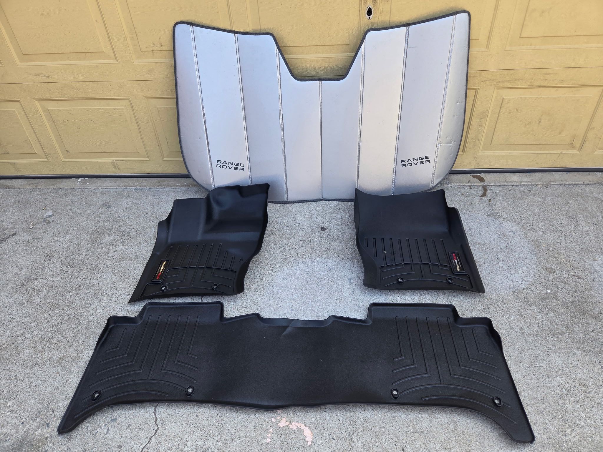 Land Rover Range Rover Floor Mats WEATHER TECH and WINDSHIELD SUNSHADE original $100 For Everything 