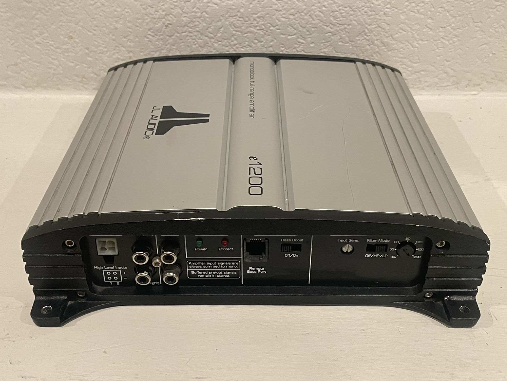 JL Audio E1200 Monoblock Full Range Amplifier 1200 Watts for Sale