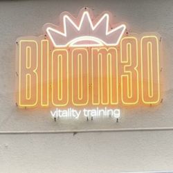 Neon Bloom30 Sign