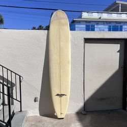 9’0 Longboard Noserider Surfboard