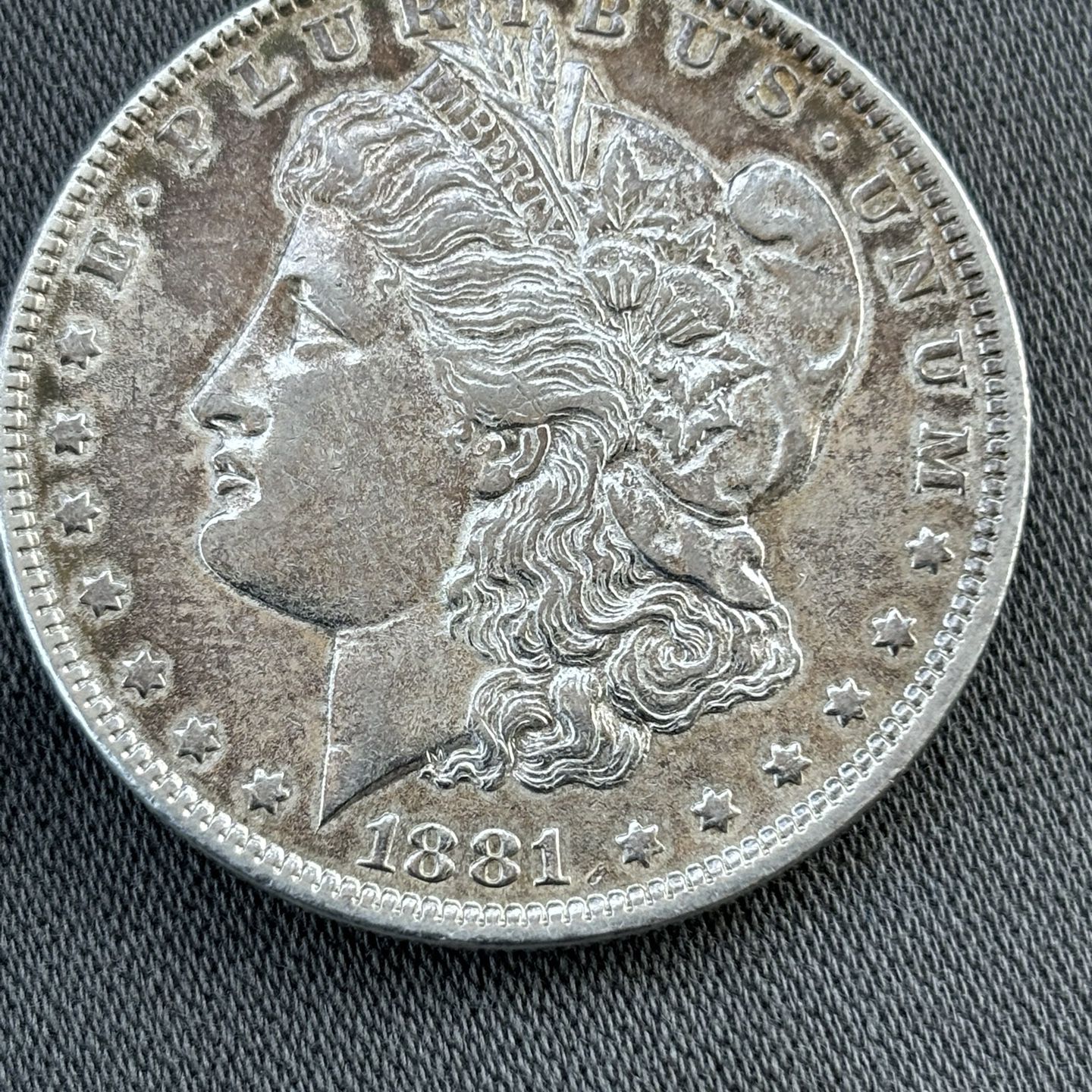 Morgan Dollar o 1881 Error 