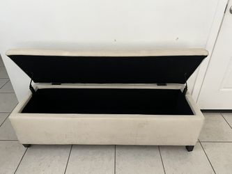 Needs Cleaning - Ottoman Storage Organizer 