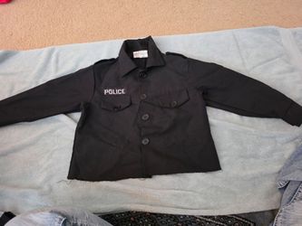 Child's Police Shirt Costume, Size small