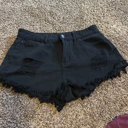 Black Levi Shorts 