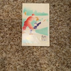 1907 Baseball player sliding for first embossed Postcard 