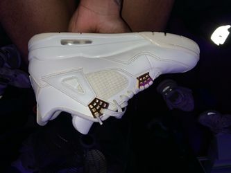 Air Jordan 4 White & Gold
