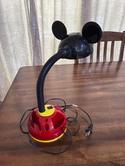 1980s 90s Mickey Mouse Gooseneck Desk Lamp