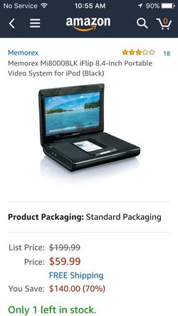 New portable video player for iPod