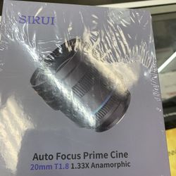 Sirui T1.8 Sony e Blue Flare