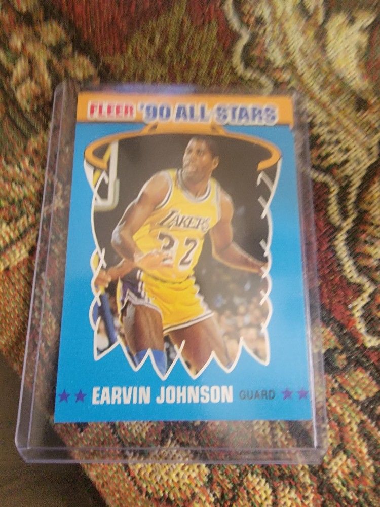 1990 Fleer 1 Of 12 Set 1990 Fleer Ervin Magic Johnson