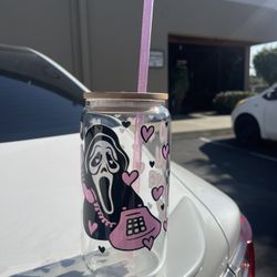 Ghost Face Halloween Cup