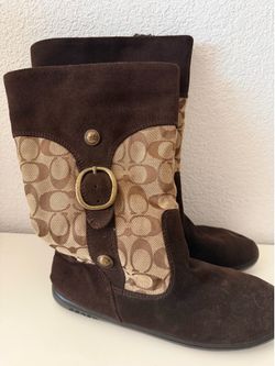 Coach Meyer signature boot size 9