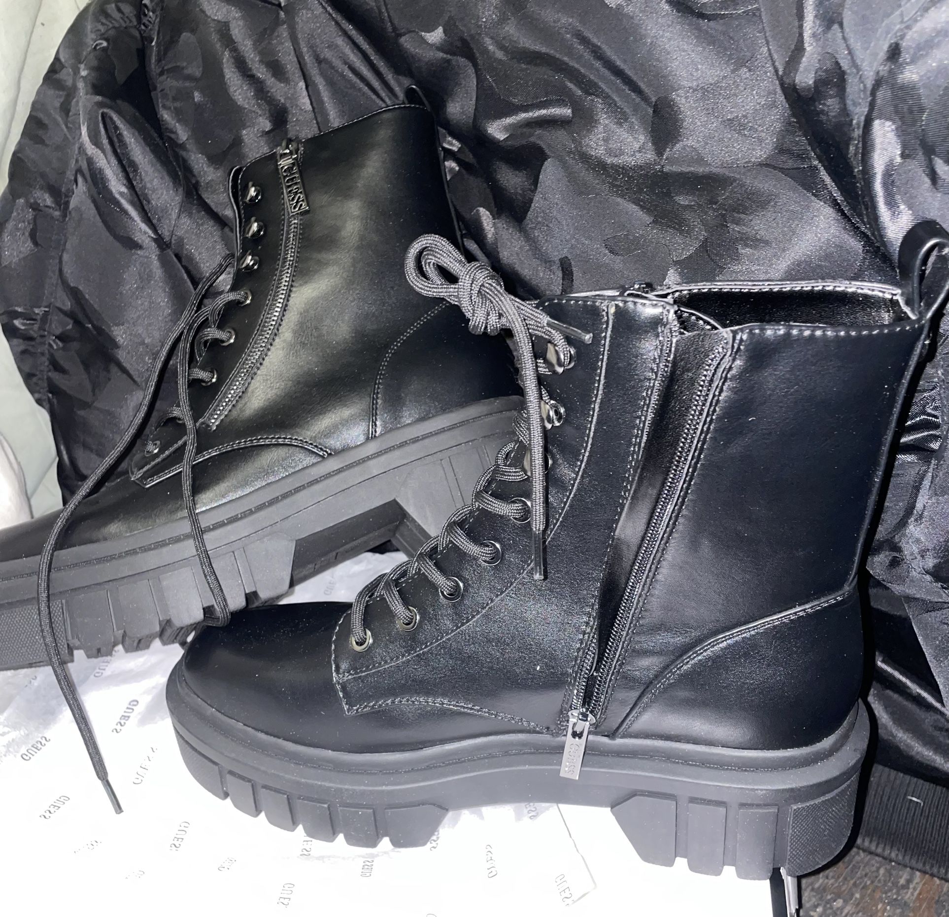 Guess Combat Boots Size 11