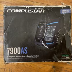 Compustar CS7900-AS All-in-One 2-Way Remote Start and Alarm Bundle w/ 3000 Feet Range