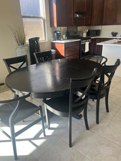 Pottery barn table and chairs