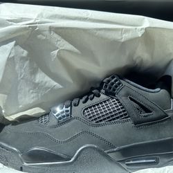 Brand New Air Jordan 4 Black Cat 2025 Size 9 With Original Box 