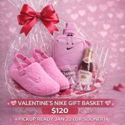 Valentine’s Nike Gift Basket 💗