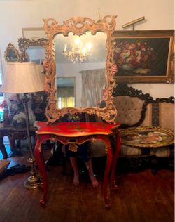 Pure wood mirror