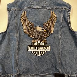 Harley Davidson Jean Vest