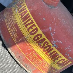 Gasoline Can / Galvanized / $40! 