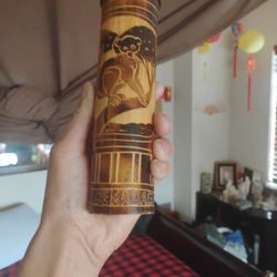 Vintage  Valiha 20" Metal String Tube Zithter 
