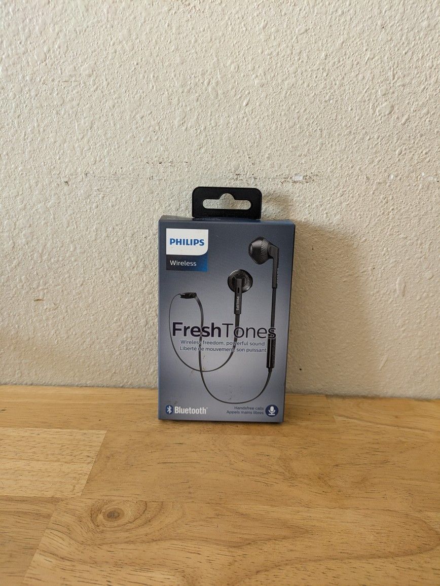PHILIPS. Fresh Tones Wireless Earbuds Headphones with mic