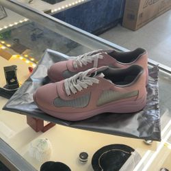 Prada America Cup Shoes Pink