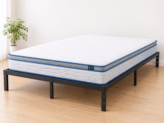 Full Size Bed Set  8” Mattress and Bed Frame