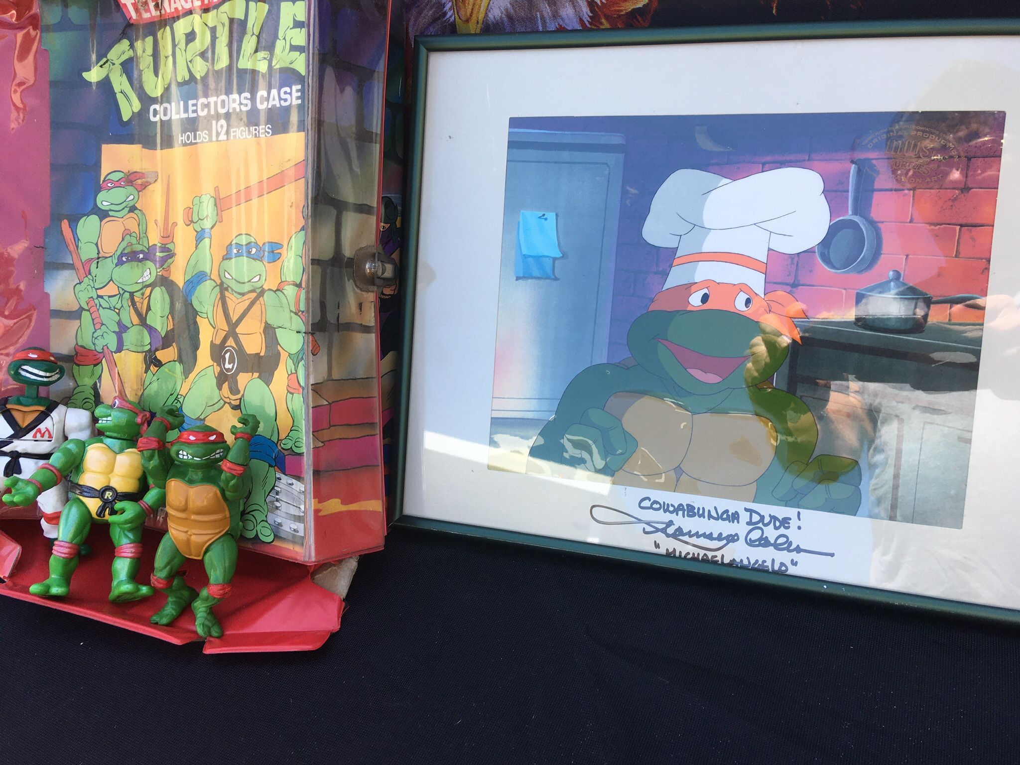 Mutant Turtle Signed Comic Cel