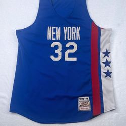 Julius Erving Dr. J New York Nets 32 1975-76 Mitchell & Ness Jersey Men's Sz 56