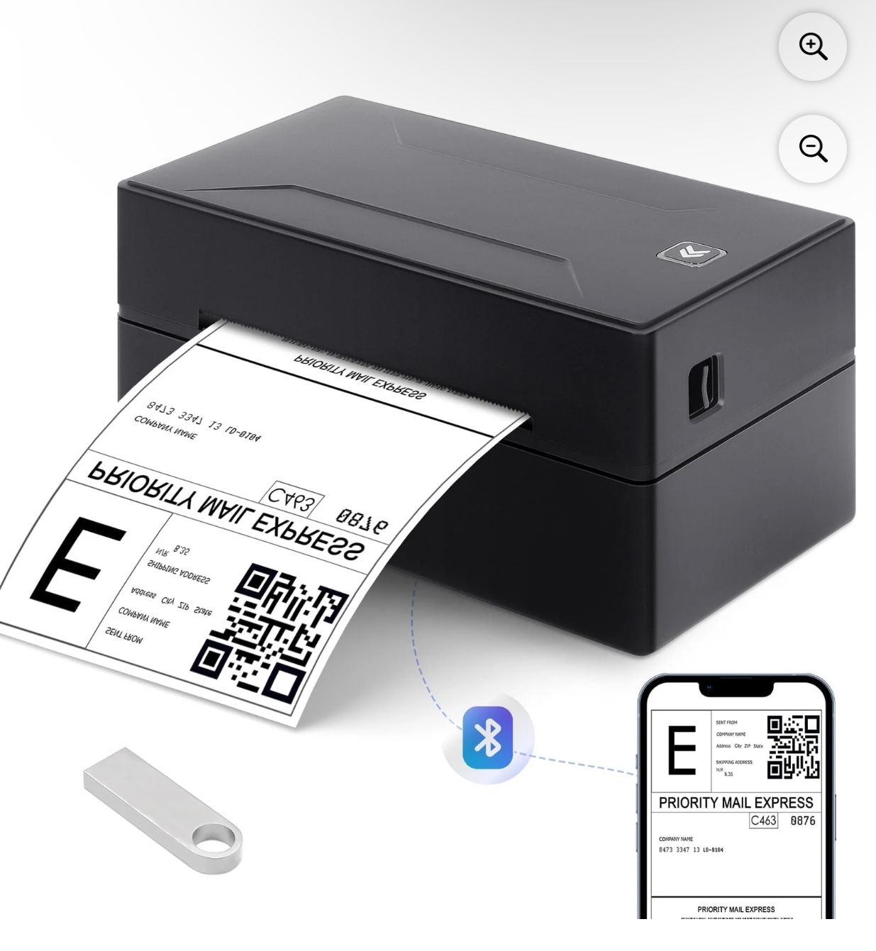 PEDOOLO Label Printer Thermal BY-482BT USB Bluetooth 24V WORKS