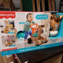 Fisher-Price Walk Bounce & Ride Pony